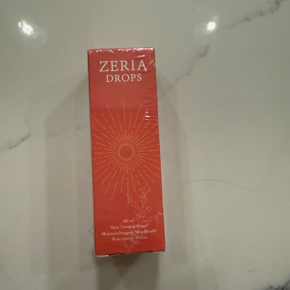 Zeria Drops skin tanning drops watermelon flavor
